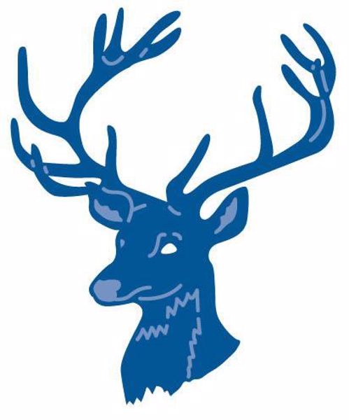  Hjorte hoved - Deer head - Die Standsejern fra Marianne Design - LR0177 