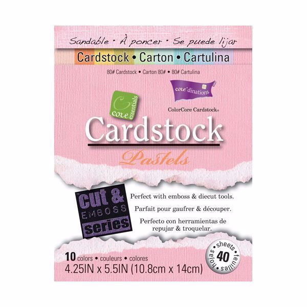 Kartonblok  A6 10,8x14 cm - Core Essentials - Pastels - GX-3000-11