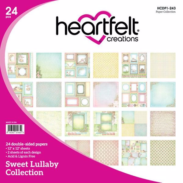 Sweet Lullaby HCDP1-243  -  12" Designpapir blok fra Heartfelt Creations