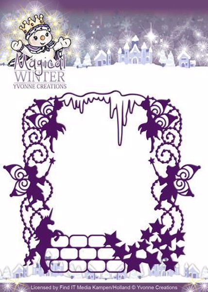 Magisk Ramme med alfer - Magical Winter - Die Standsejern fra Yvonne Designs - YCD10041 