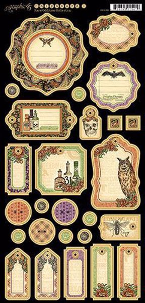 Journaling chipboard i pap fra Graphic 45 - Rare Oddities