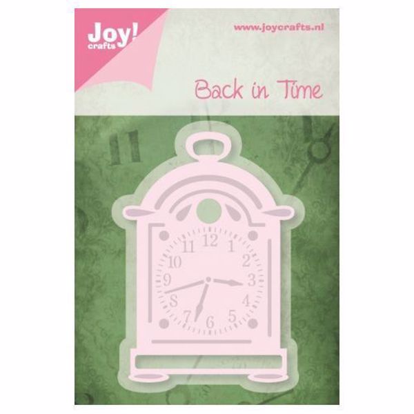 Kamin ur, mantel clock 6002/0223 dies standsejern til scrapbooking og kort fra Joy Crafts