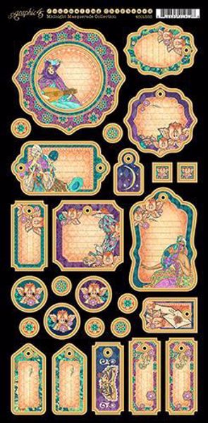 Journaling chipboard i pap fra Graphic 45 - Midnight Masquerade 