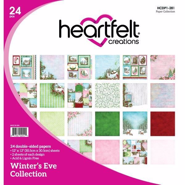 Winter's Eve Collection - Designblok fra Heartfelt Creations - HCDP1-281