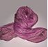 Unikt håndmalet silke og Viscose til sommerstrik og vævning fra Ægbækgaard - Mørk gammelrosa til lyserød