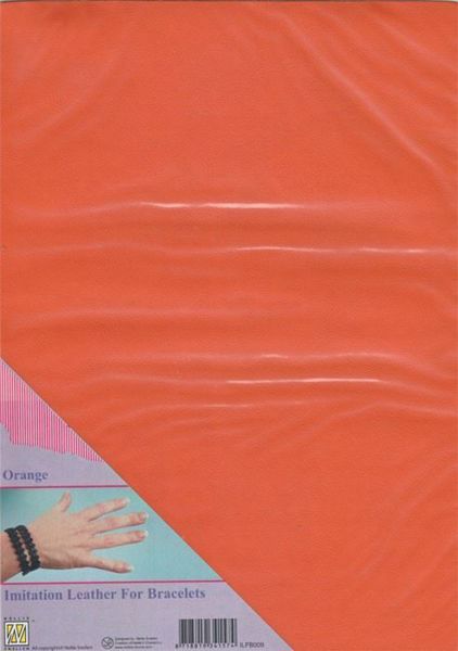 Imiteret læder fra Nellie Snellen - Orange