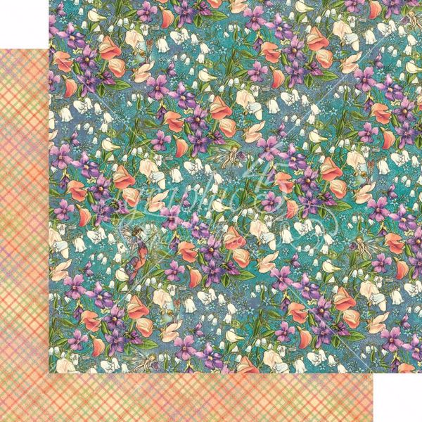 Designpapir 12x12 fra Graphic 45 - Moonlit Blooms, Fairie Dust