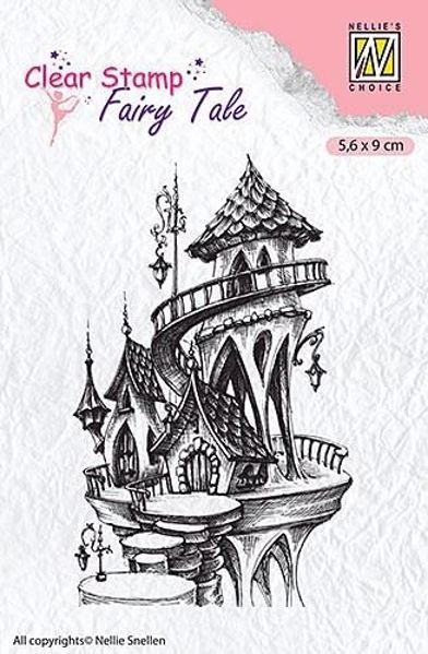 Fairy Tale, Eventyr Hus silikone stempel fra Nellie Snellen - FTCS010