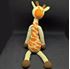 Giraffen Katrine - hæklet slaske bamse i bomuld fra Edvards Menageri