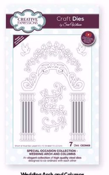 Special Occasion Collection - Wedding Arch and Columns - CED9408 fra Creative Expression