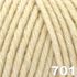 Organic Cotton + Merino Wool strikkegarn fra ONION - Natur Hvid 701
