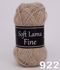 	Soft Lama Fine strikkegarn fra Svarta Fåret - 922 Beige