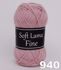 Soft Lama Fine strikkegarn fra Svarta Fåret - 940 Rosa