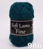 Soft Lama Fine strikkegarn fra Svarta Fåret - 986 Flaskegrøn