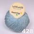 SoftWoolSilk, strikkegarn fra Gepard Garn - Lys blå 428