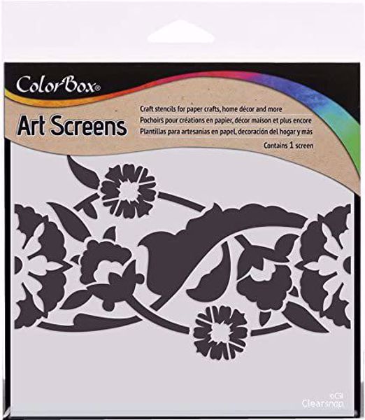 ColorBox Art Screens Trellis Stencil 15 x 15 cm mask, stencil fra Clearsnap