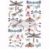 Re-design with Prima - Riverbed Dragonflies 60 x 88 cm Decor Transfer - 645991