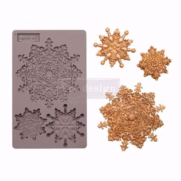 Re-Design with Prima Snowflake Jewels - silikone Form - 654764