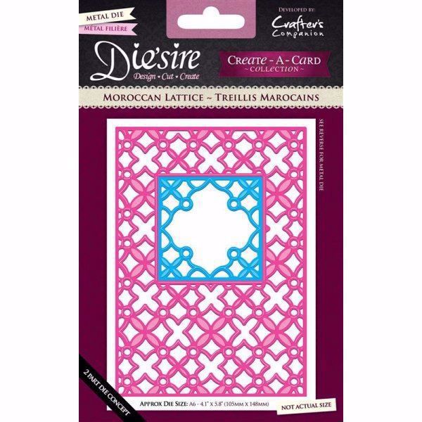 Moroccan Lattice - Dies Standsejern fra Crafters Companion - DC-CAD6-MLAT 
