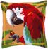 Korssting Pude Broderi Kit - Rød Macaw Papegøje PN-0021698  fra Vervaco