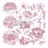 Linear Flora - Decor Clear Stamps 30 x 30 cm fra Re-Design with Prima - 649159